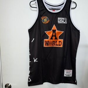 🔥🌍🌵🔥 Travis Scott Astro World Black Jersey Size L